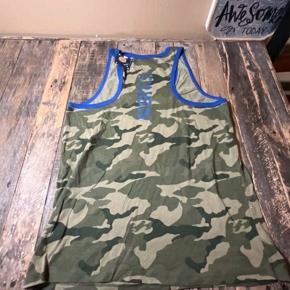 NWT Chicago Cubs MLB Camo Tank Top Size L  Campus Lifestyle Genuine Merchandise - Picture 8 of 8
